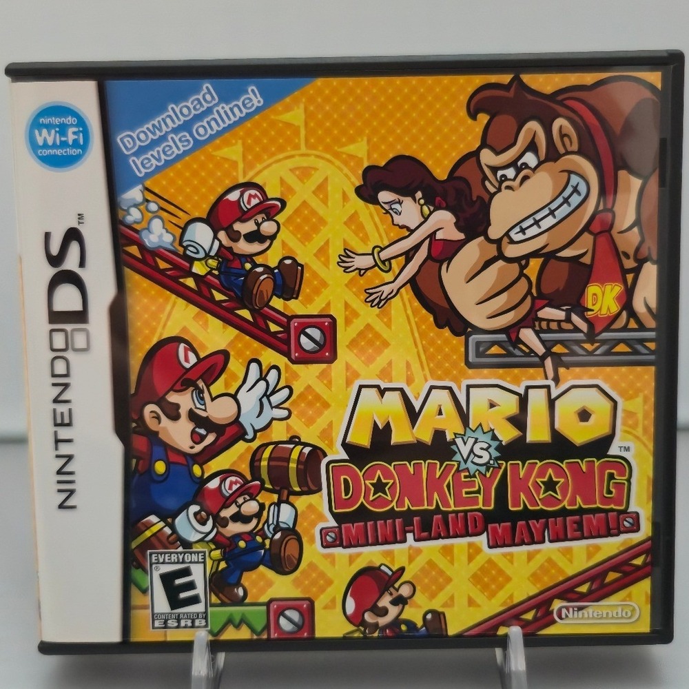 Mario vs Donkey Kong Mini-Land Mayhem - Nintendo DS - Complete CIB Tested
